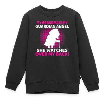 Grandma Gifts - Kinder Premium Organic Sweatshirt - Schwarz - Vorne - AI Model Kid Female (0cm)