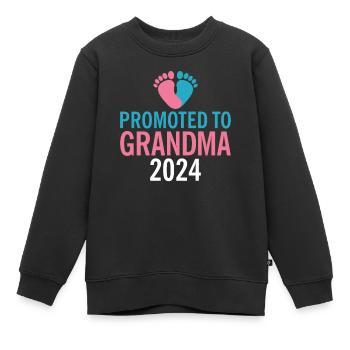 Grandma Gifts - Kinder Premium Organic Sweatshirt - Schwarz - Vorne - AI Model Kid Female (0cm)