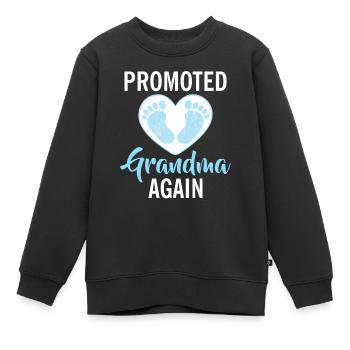 Grandma Gifts - Kinder Premium Organic Sweatshirt - Schwarz - Vorne - AI Model Kid Female (0cm)