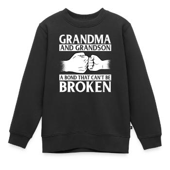 Grandma Gifts - Kinder Premium Organic Sweatshirt - Schwarz - Vorne - AI Model Kid Female (0cm)