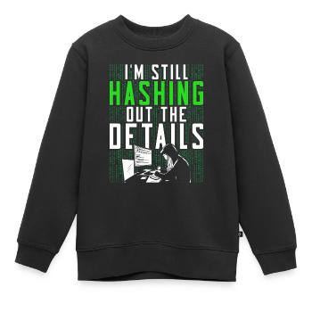 Ethical Hacker Ethischer Hacker - Kinder Premium Organic Sweatshirt - Schwarz - Vorne - AI Model Kid Female (0cm)