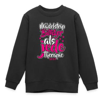 Mädelstrip 2024 Girls Trip Mädelstour Mädlstrip - Kinder Premium Organic Sweatshirt - Schwarz - Vorne - AI Model Kid Female (0cm)