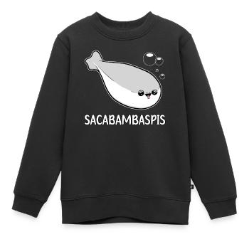 Sacabambaspis Fisch Meme - Kinder Premium Organic Sweatshirt - Schwarz - Vorne - AI Model Kid Female (0cm)