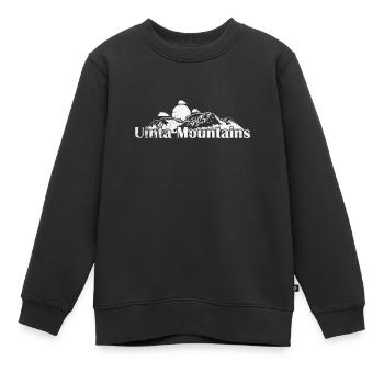 Uinta Mountains Rocky Mountains Utah - Kinder Premium Organic Sweatshirt - Schwarz - Vorne - AI Model Kid Female (0cm)