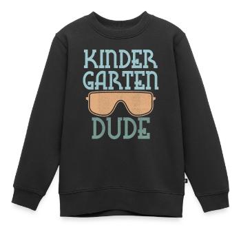 Kindergarten Dude Funny Pre School Bff - Kids Premium Organic Sweatshirt - black - Front - AI Model Kid Female (0cm)