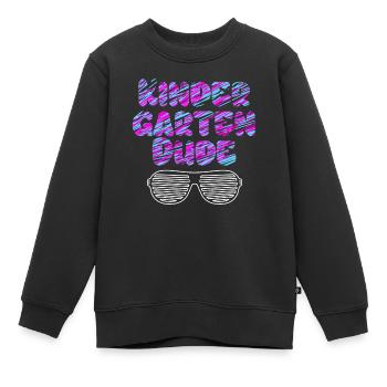 Kindergarten Dude Funny Pre School Bff - Kids Premium Organic Sweatshirt - black - Front - AI Model Kid Female (0cm)