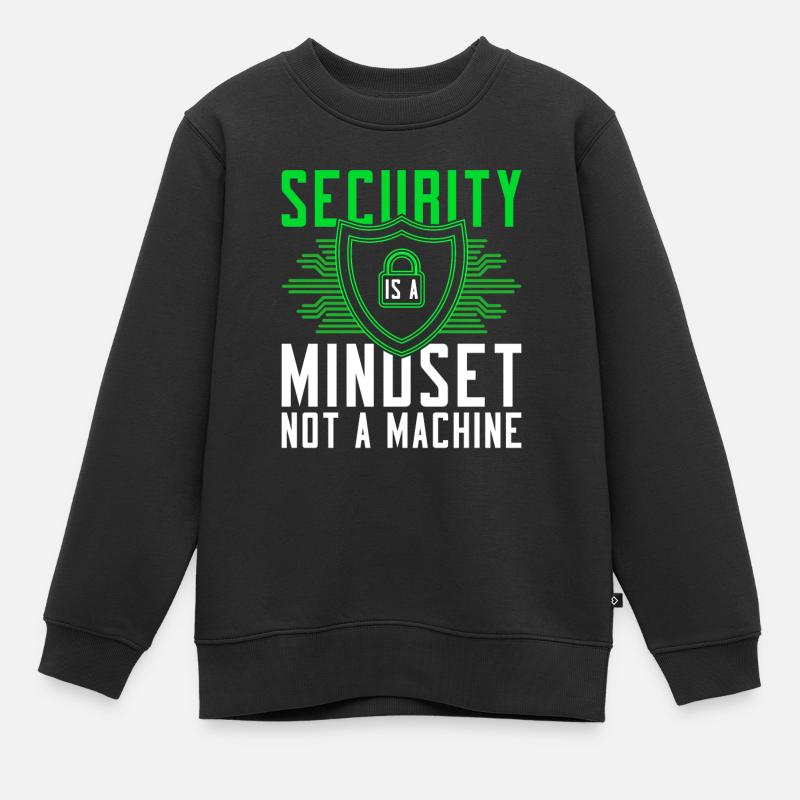 Ethical Hacker Ethischer Hacker - Kinder Premium Organic Sweatshirt - Schwarz