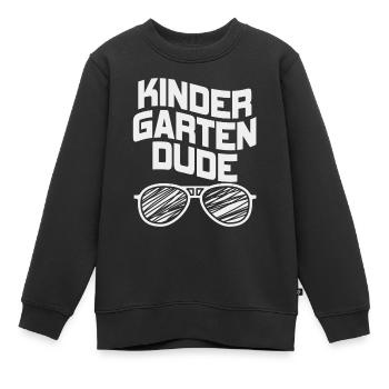 Kindergarten Dude Funny Pre School Bff - Kids Premium Organic Sweatshirt - black - Front - AI Model Kid Female (0cm)