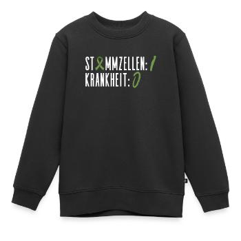 Cellules souches Thérapie par cellules souches Don de cellules souches - Sweat Premium enfant bio - noir - Devant - AI Model Kid Female (0cm)