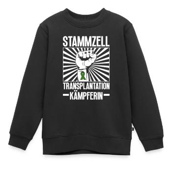 Cellules souches Thérapie par cellules souches Don de cellules souches - Sweat Premium enfant bio - noir - Devant - AI Model Kid Female (0cm)