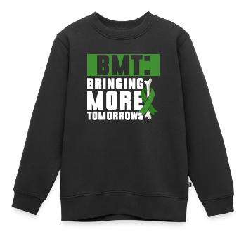Greffe de cellules souches Donneur de cellules souches Cellule souche - Sweat Premium enfant bio - noir - Devant - AI Model Kid Female (0cm)