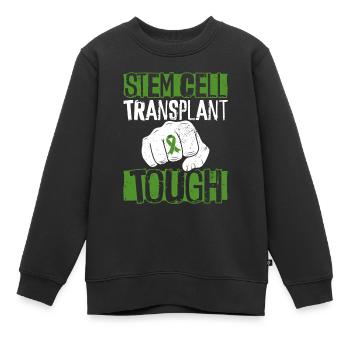 Greffe de cellules souches Donneur de cellules souches Cellule souche - Sweat Premium enfant bio - noir - Devant - AI Model Kid Female (0cm)