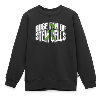 Greffe de cellules souches Donneur de cellules souches Cellule souche - Sweat Premium enfant bio - noir - Devant - AI Model Kid Female (0cm)