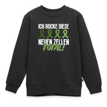 Cellules souches Thérapie par cellules souches Don de cellules souches - Sweat Premium enfant bio - noir - Devant - AI Model Kid Female (0cm)
