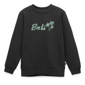Bali - Sweat Premium enfant bio - noir - Devant - AI Model Kid Female (0cm)