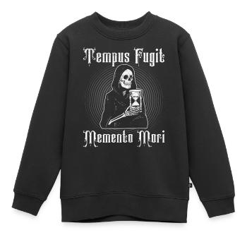Philosophie Theorie Lateinische Phrase - Kinder Premium Organic Sweatshirt - Schwarz - Vorne - AI Model Kid Female (0cm)