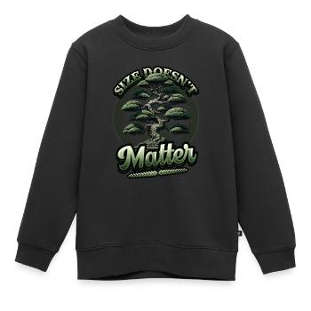 Bonsai Anbauen Kleiner Japanischer Bonsaibaum - Kinder Premium Organic Sweatshirt - Schwarz - Vorne - AI Model Kid Female (0cm)