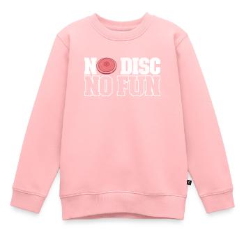 Diskuswerfer Diskuswerfen - Kinder Premium Organic Sweatshirt - Rosa - Vorne - AI Model Kid Female (0cm)