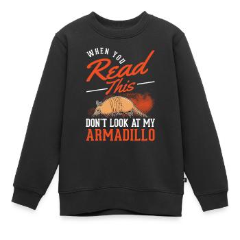 Tatou cadeau tatou - Sweat Premium enfant bio - noir - Devant - AI Model Kid Female (0cm)