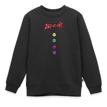 Costume de carnaval Carnaval Carnaval - Sweat Premium enfant bio - noir - Devant - AI Model Kid Female (0cm)