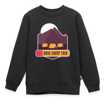 K2 Base Camp Trek - Sweat Premium enfant bio - noir - Devant - AI Model Kid Female (0cm)