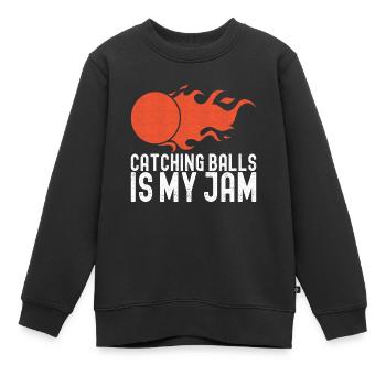 Ballon chasseur Ballon chasseur - Sweat Premium enfant bio - noir - Devant - AI Model Kid Female (0cm)
