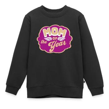 Mom of the Year best Mom in the world gift idea - Kinder Premium Organic Sweatshirt - Schwarz - Vorne - AI Model Kid Female (0cm)