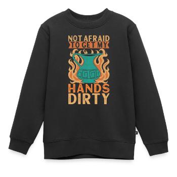 Töpfern Töpfer - Kinder Premium Organic Sweatshirt - Schwarz - Vorne - AI Model Kid Female (0cm)