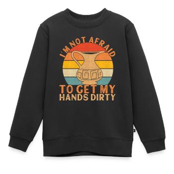 Töpfern Töpfer - Kinder Premium Organic Sweatshirt - Schwarz - Vorne - AI Model Kid Female (0cm)