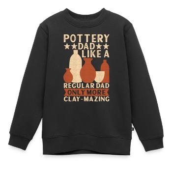 Töpfern Töpfer - Kinder Premium Organic Sweatshirt - Schwarz - Vorne - AI Model Kid Female (0cm)