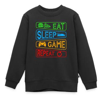Gamer Duty ruft die Gaming-Legende Ihres Spiels an - Kinder Premium Organic Sweatshirt - Schwarz - Vorne - AI Model Kid Female (0cm)