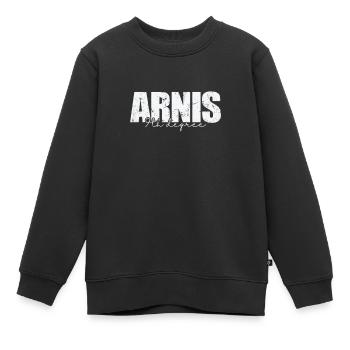 Arnis 9th Degree Kali philippinische Kampfkunst - Kinder Premium Organic Sweatshirt - Schwarz - Vorne - AI Model Kid Female (0cm)