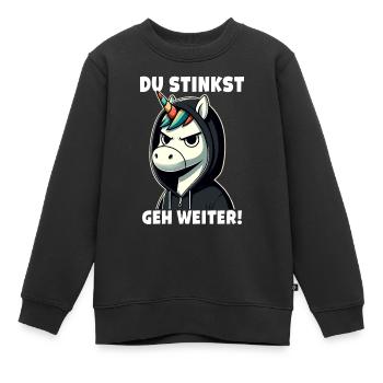 Tu pues Va sur Sarcastique - Sweat Premium enfant bio - noir - Devant - AI Model Kid Female (0cm)