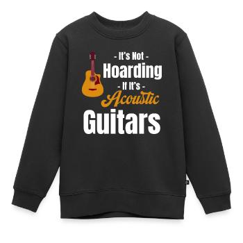 Es Ist Kein Horten, Wenn Es Sich Um Ein Konzert - Kinder Premium Organic Sweatshirt - Schwarz - Vorne - AI Model Kid Female (0cm)