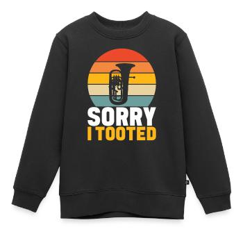 Euphonium Euphonium Player - Kids Premium Organic Sweatshirt - black - Front - AI Model Kid Female (0cm)