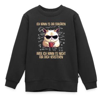 Je ne peux pas le comprendre pour vous Mathématiques - Sweat Premium enfant bio - noir - Devant - AI Model Kid Female (0cm)