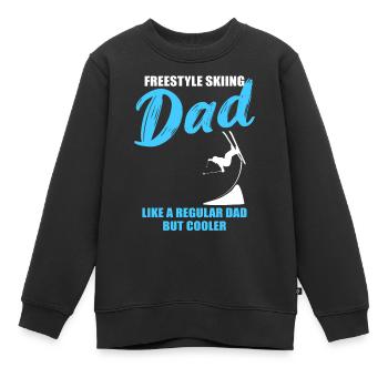 Freestyle Papa - Sweat Premium enfant bio - noir - Devant - AI Model Kid Female (0cm)