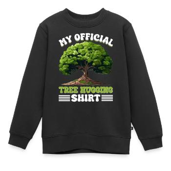 Défenseurs des arbres et écologistes - Sweat Premium enfant bio - noir - Devant - AI Model Kid Female (0cm)