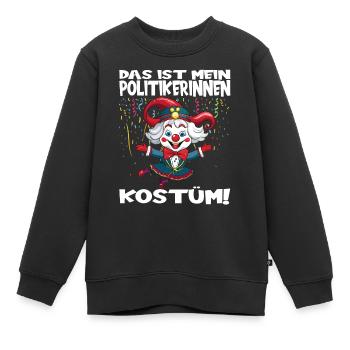 Costume de carnaval Carnaval Carnaval - Sweat Premium enfant bio - noir - Devant - AI Model Kid Female (0cm)
