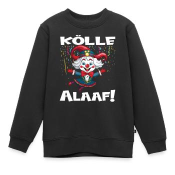 Costume de carnaval Carnaval Carnaval - Sweat Premium enfant bio - noir - Devant - AI Model Kid Female (0cm)
