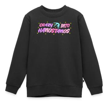Gymnastique Gymnastique Equitrier - Sweat Premium enfant bio - noir - Devant - AI Model Kid Female (0cm)