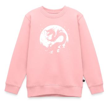 Jahr Des Drachen 2024 - Kinder Premium Organic Sweatshirt - Rosa - Vorne - AI Model Kid Female (0cm)