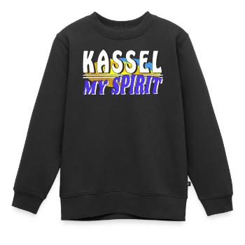 KASSEL MON - Sweat Premium enfant bio - noir - Devant - AI Model Kid Female (0cm)