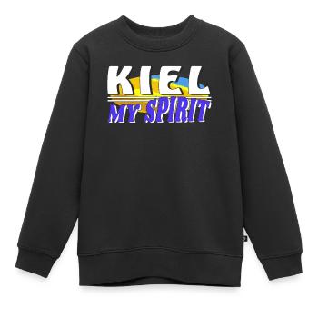 KIEL MON - Sweat Premium enfant bio - noir - Devant - AI Model Kid Female (0cm)