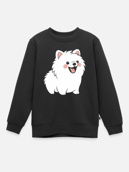 Spitz - Kinder Premium Organic Sweatshirt - Schwarz