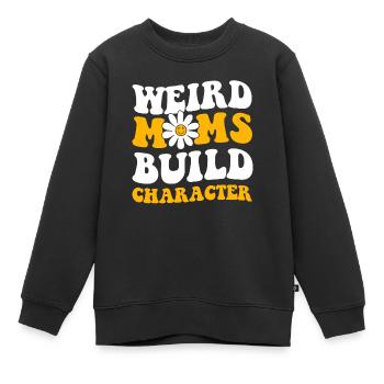 Maman Maman - Sweat Premium enfant bio - noir - Devant - AI Model Kid Female (0cm)