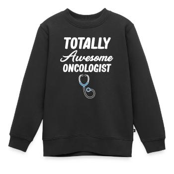 Absolut Genialer Onkologe Chemotherapie - Kinder Premium Organic Sweatshirt - Schwarz - Vorne - AI Model Kid Female (0cm)