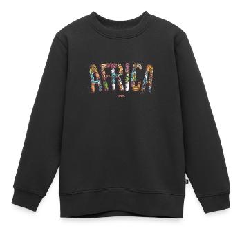 Afrique - Sweat Premium enfant bio - noir - Devant - AI Model Kid Female (0cm)