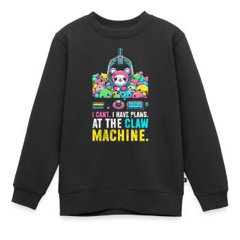 Pince automatique Pince Kraller - Sweat Premium enfant bio - noir - Devant - AI Model Kid Female (0cm)
