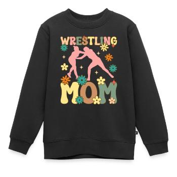 Groovy Ringerin - Kinder Premium Organic Sweatshirt - Schwarz - Vorne - AI Model Kid Female (0cm)